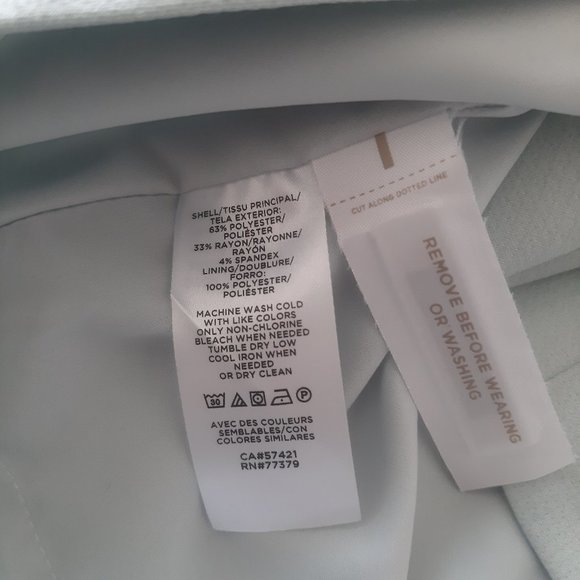 NWOT Ann Taylor Light Blue Green Sleeveless Dress with Ruffles - Picture 12 of 14